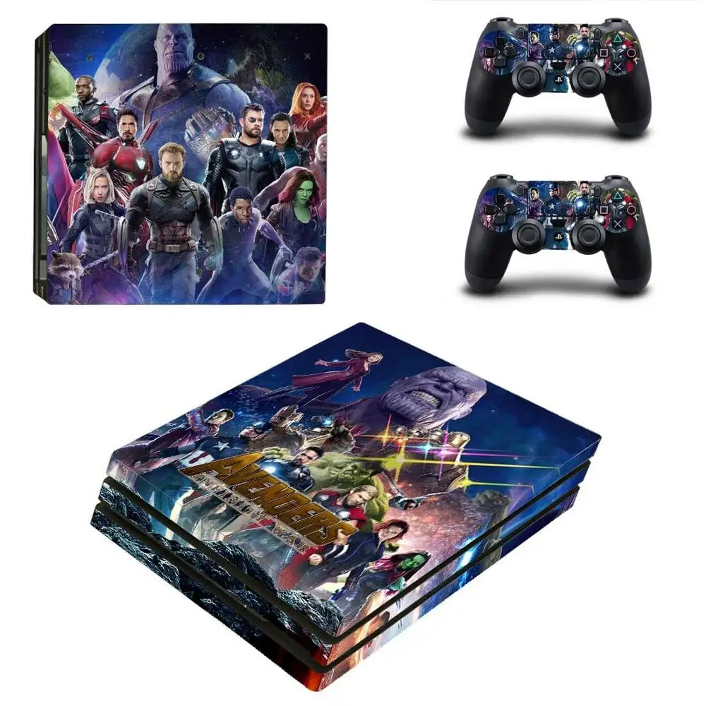 YSP4P-2067 Мстители: Infinity War S4 Pro стикер s Play station 4 Pro стикеры кожи для playstation 4 Pro консоль и контроллер - Цвет: YSP4P-2067
