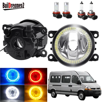 

Angel Eye Fog Light For Renault Master II 1998-2010 Car Front Bumper Fog Light Assembly Halo Ring Daytime Running Lamp H11 12V