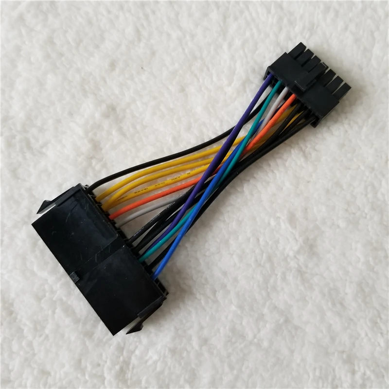 Адаптер питания ATX 24pin 14pin шнур для Lenovo IBM Q77 B75 A75 Q75 материнская плата 18AWG 10 см