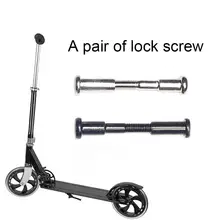 2pcs For Xiaomi MIJIA M365 Electric Scooter Folding Pothook Hinge Bolt Repair Metal Lock Fixed Bolt Screw Hook Accessories Parts