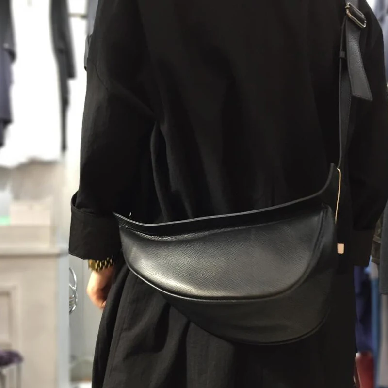 NIUBOA, женская сумка через плечо, модная полукруглая седельная сумка на плечо, натуральная кожа, женская сумка, крутой дизайн