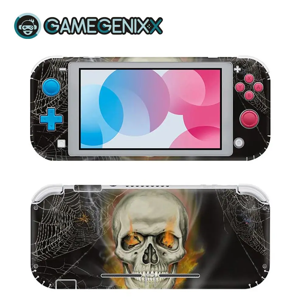 GAMEGENIXX Кожа Наклейка защитная виниловая наклейка для консоли nintendo Switch Joy-Con Dock-Skull