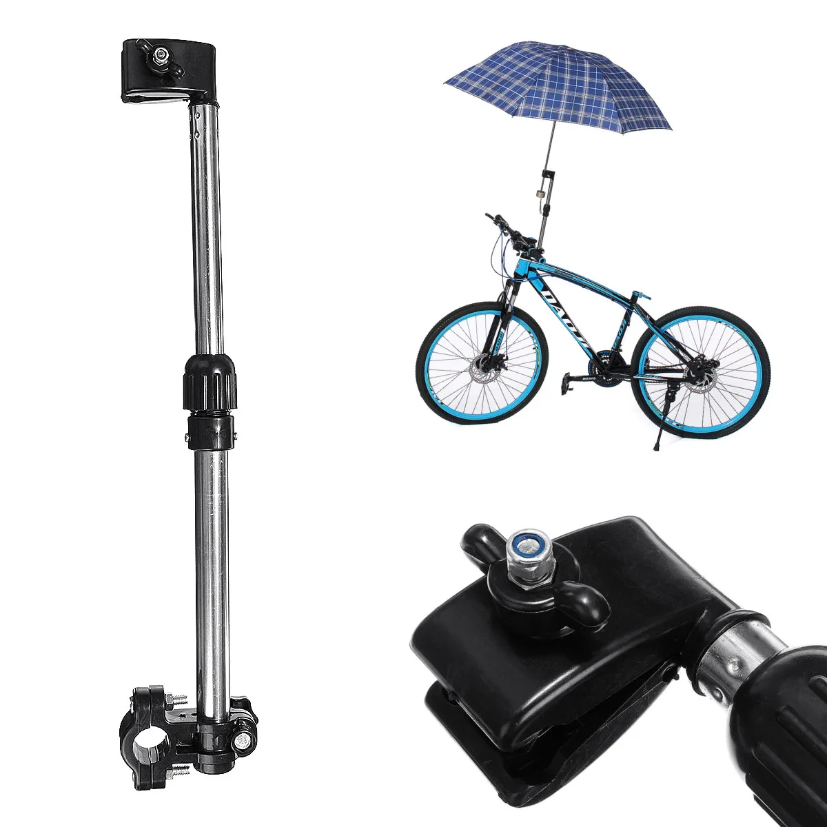 

Baby Stroller Umbrella Holder Adjustable Umbrellas Bracket Mount Stand Stroller Accessories Baby Cart Parasol Shelf Cycling Bike