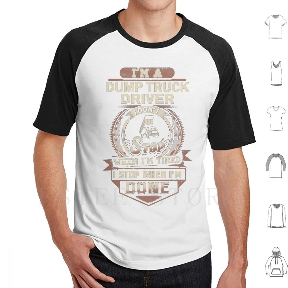 Proud Dumper Driver Shirt T Shirt Cotton Men Stampa Fai Da Te Dumper Driver Truck Load Truck Driver Trucker