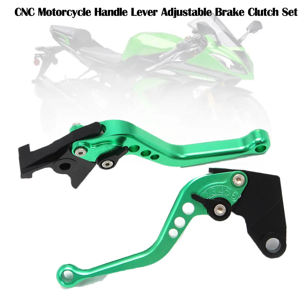 

CNC Motorcycle Handle Lever Adjustable Brake Clutch Set For KAWASAKI ZX6R ZX10R Z1000 VERSYS ZX12R ZZR600 ZX9R Car Accessories