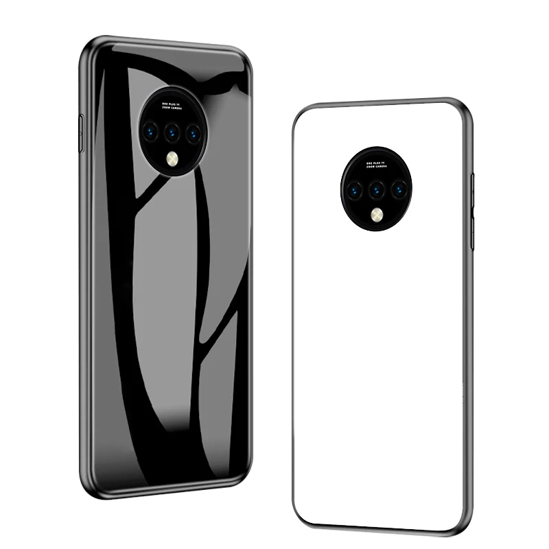 Case For Oneplus 7t 7 Pro 6 6t TPU Phone Cover with Tempered Glass |