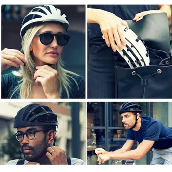 

Foldable 2017 New Cycling Helmet Lightweight Portable Safety Bicycle Helmets City Bike Sports Leisure Bike Helmet Casco Ciclismo