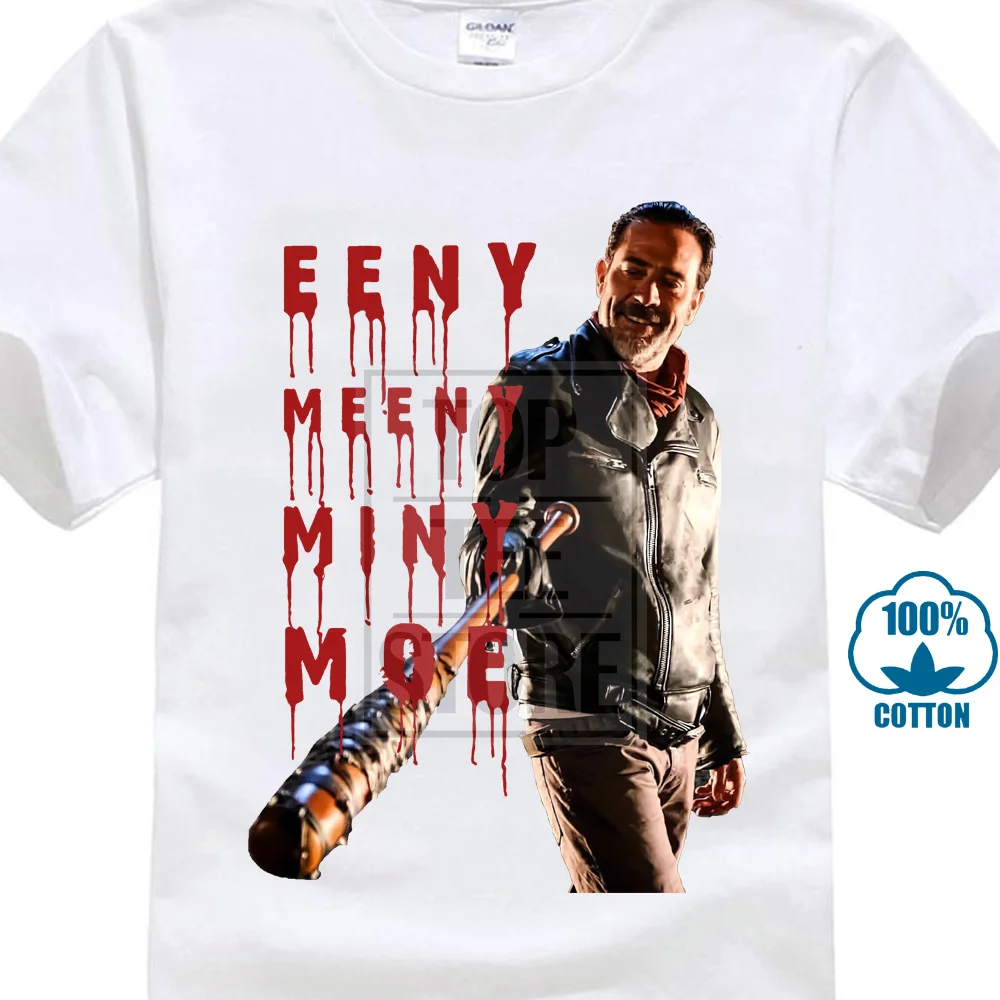 Футболка The Walking Dead Negan Eeny Meeny Miny Mo Размер: S-Xxl 022425 - Цвет: Белый