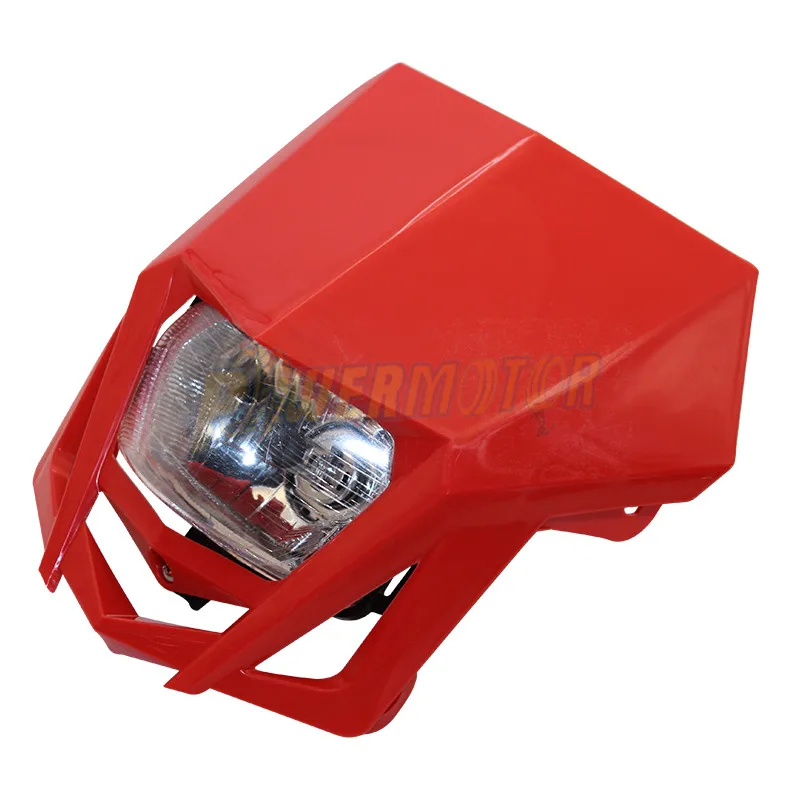 Motorcycle Headlight Fairing Universal Dual Sport Headlight Dirt Bike Head Lamp Motocross for HONDA XR CRF 150 230