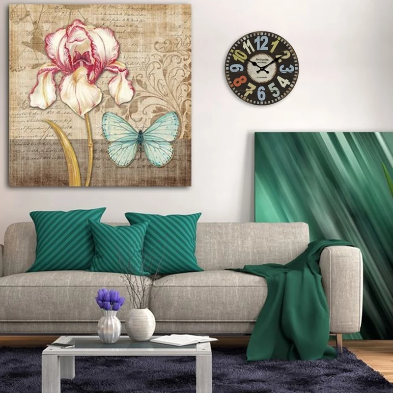 30 см деревянные цифровые настенные часы декоративные кварцевые Висячие