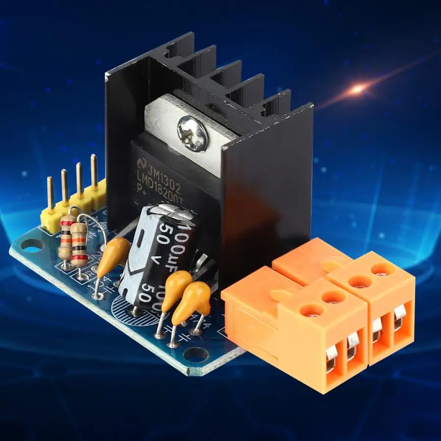 Приводной модуль шагового двигателя с регулируемой скоростью H-Bridge DC LMD18200 3A 75W