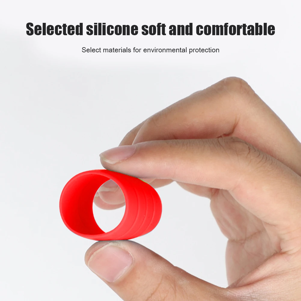 Bicycle Handlebar Strap Cycling Bike Plug Bicycle Riding Silicone Handlebar Buckle Sleeve Fixed Ring Portable Waterproof Cycling Elements