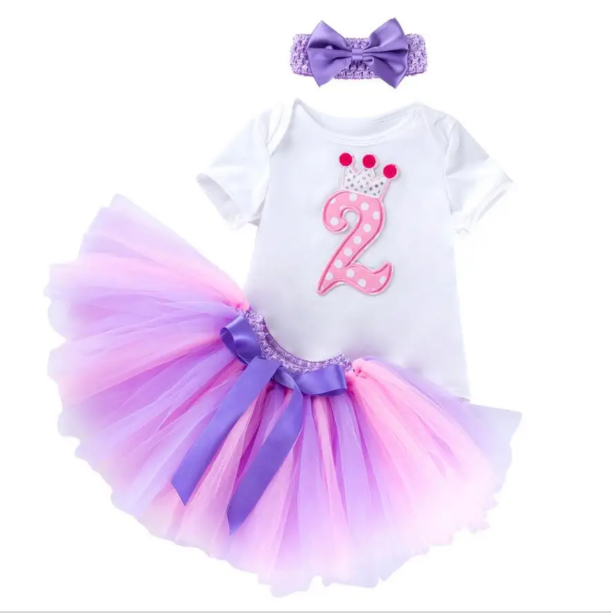 Платье на день рождения для маленьких девочек 2 года праздничное платье пачка