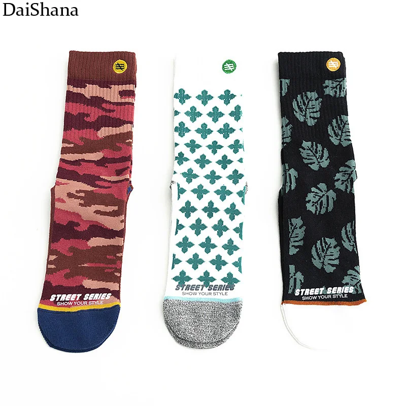 3Pairs New Fashion Unisex Sock Harajuku Korean Style Cotton Women Socks Skateboard Happy Crew Tide socks Meias Mujer EU36-44 44 Hc42d7217b99f4db4a23e3b5fa1b4025eL