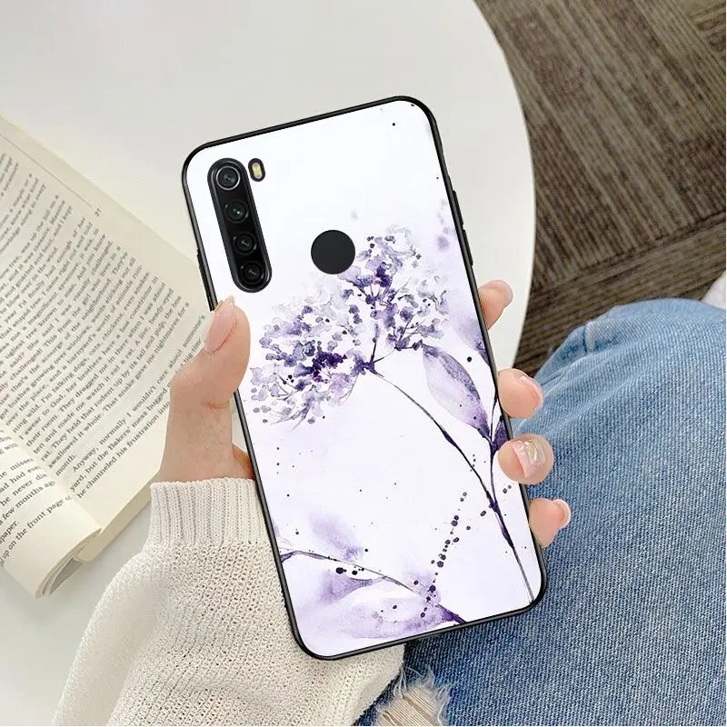 Watercolor flower Dandelion Lotus Lavender