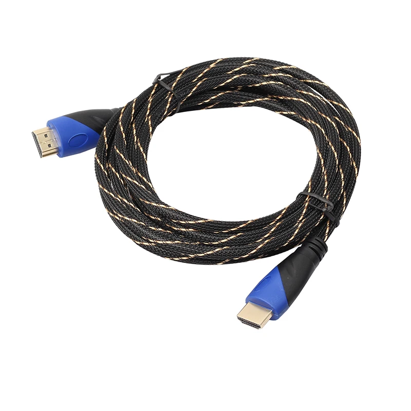 High Speed HDMI Cable Gold Plated HDMI to HDMI Cable 1.4V Full HD 1080P 3D for HDTV XBOX PS3 0.5m 1m 1.5m 1.8m 3m 5m 10m (4)