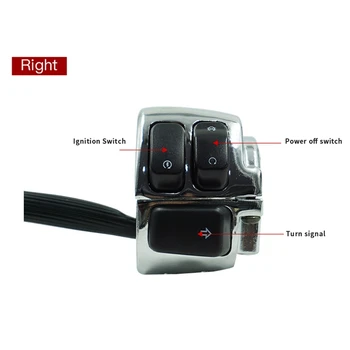 

New Universal Replacement Repair Motorcycle Parts Handlebar Switches Control Wiring Harness For Harley Motorcycle