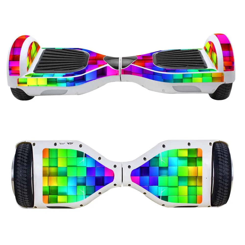 Fashion Decal Wrap Wheel Hoverboard Skin Sticker Paster Balancing Scooter