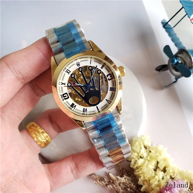 

Rolex- Luxury automatic stainless steel men's wristwatch classic fashion casual women and men watch 018 orders