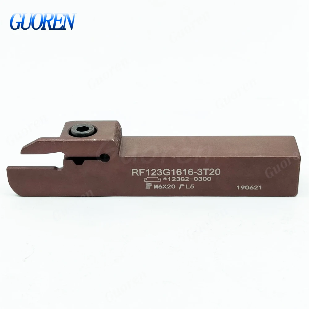 1pcs RF123G1616-3T20 CNC External Grooving Turning tool Lathe Cutter Tool holder for N123G2-0300 Carbide insert