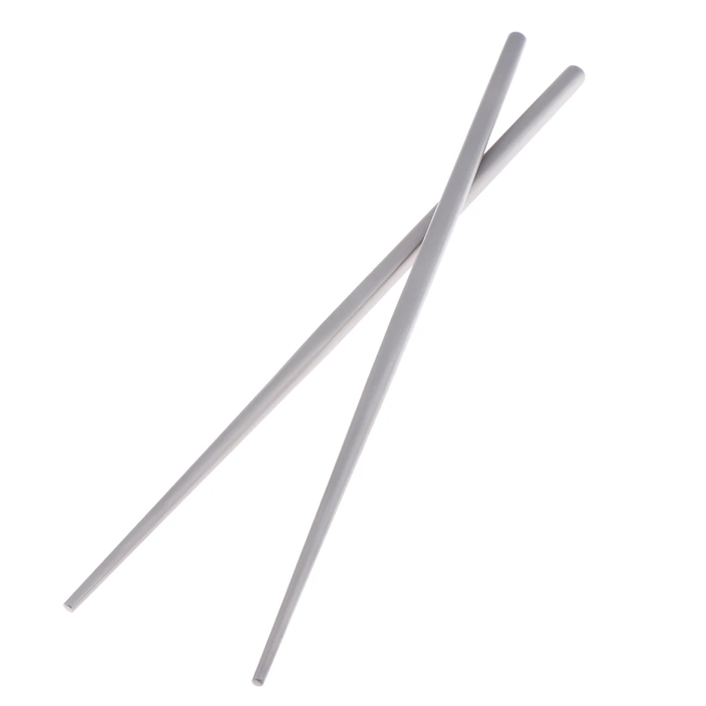 1 Pair Pure Titanium High Quality Chopsticks Camping Picnic Meal Dinnerware