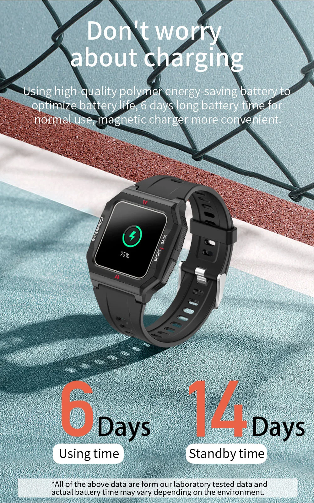 COLMI P10 Full Touch Screen Waterproof Heart Fitness Smartwatches