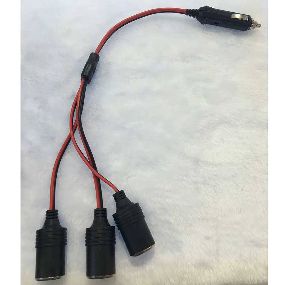 Гнездо для автомобильного прикуривателя разъем Запчасти 12V 24V Портативный разветвитель аксессуары муфтовый стыковочный переводник Мощность Зарядное устройство адаптер 1 до 3 Way
