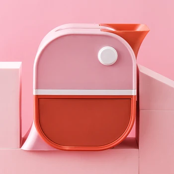 

Dispenser With Drawer Bird Shaped Tissue Box Organizer Adorable Double Layer Home Office Jewelry Container Bathroom Paper Towel