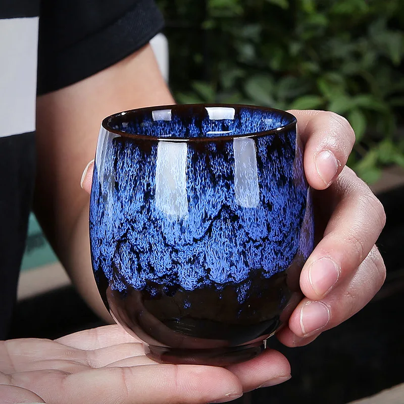 

Chinese Ceramic Tea Cup Kung Fu Tea Cup Porcelain Tea Set Warm Hand Cup Gift 1 Pack