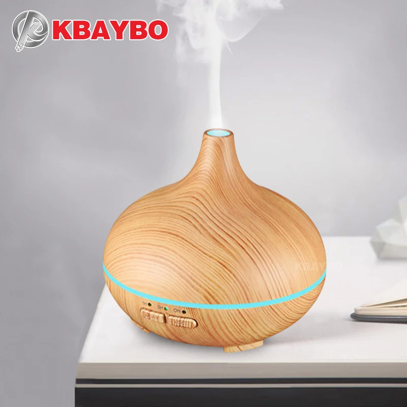 KBAYBO USB мини эфирные увлажнитель воздуха с распылителем Арома масел древесины