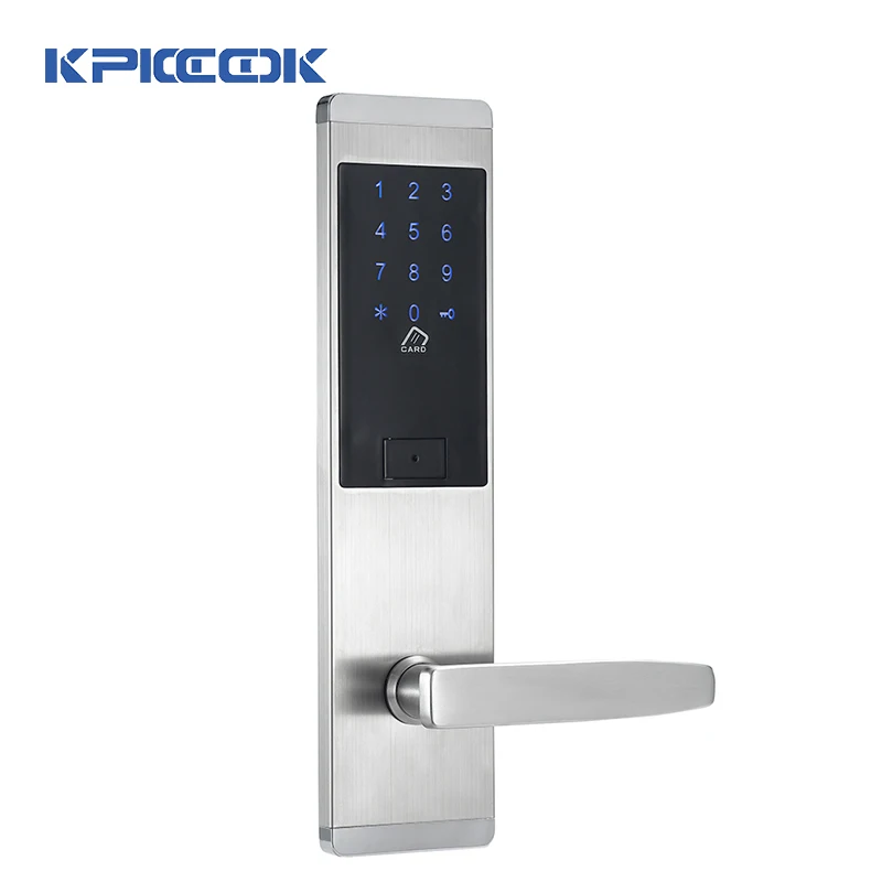 KPIOCCOK Electronic Door Lock Digital Touch Screen Keypad Code Door Lock Password IC card Door Lock For Smart Home Office MF301 KPIOCCOK Electronic Door Lock Digital Touch Screen Keypad Code Door Lock Password IC card Door Lock For Smart Home Office MF301