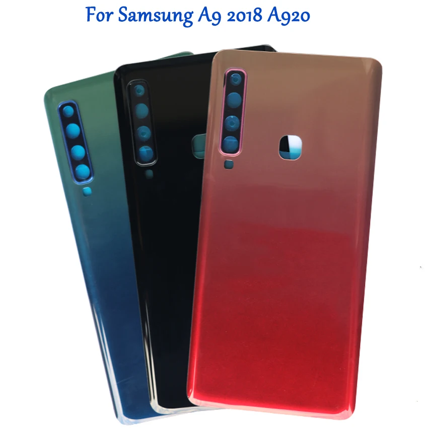 Для SAMSUNG Galaxy A9 A920 задняя крышка для батареи A9S задняя дверь Корпус чехол Замена для SAMSUNG A9S Крышка для батареи