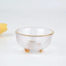 Оригинальные креативные прозрачные стеклянные чайные чашки уникальной формы стеклянные чашки для цветов китайские чайные товары для творчества стеклянная посуда для дома