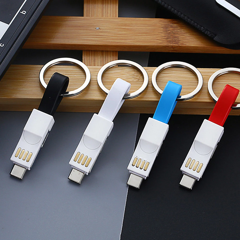 Магнитный кабель Micro USB 3 в 1 кабель Micro usb type C Портативный Ключ для IPhone samsung Xiaomi зарядное устройство для ключей зарядный кабель