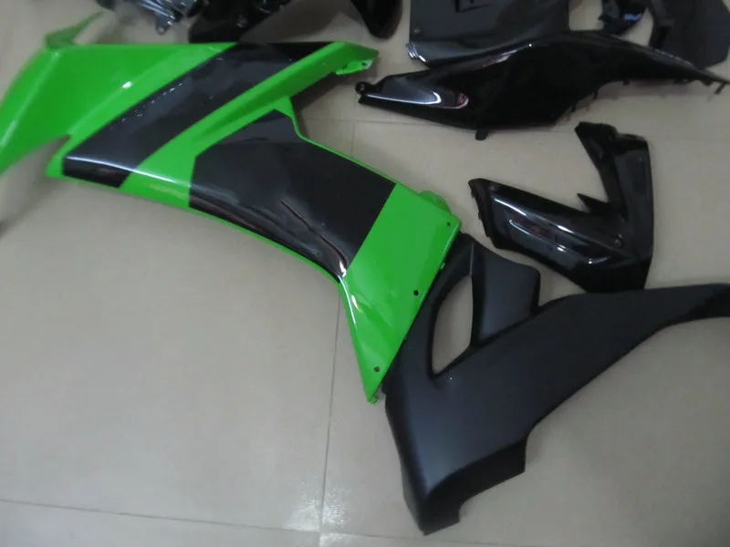 Набор обтекателей для мотоциклов KAWASAKI Ninja ZX10R 08 09 ZX 10R 2008 2009 zx10r ABS пластик зеленый
