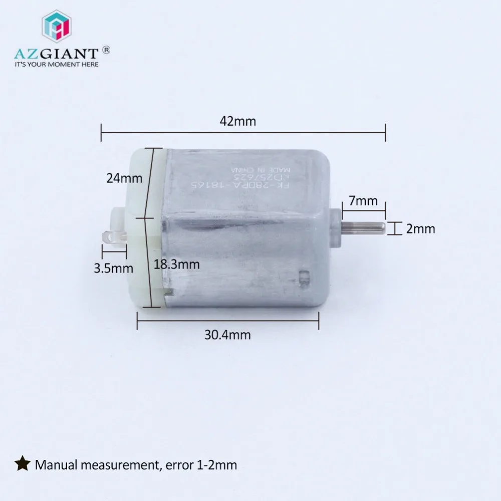 10pcs car door lock motor FK-280SA-18165 micro DC motor 6V/9V/12V carbon brush Strong magnetic FK 280SA 18165 for mabuchi
