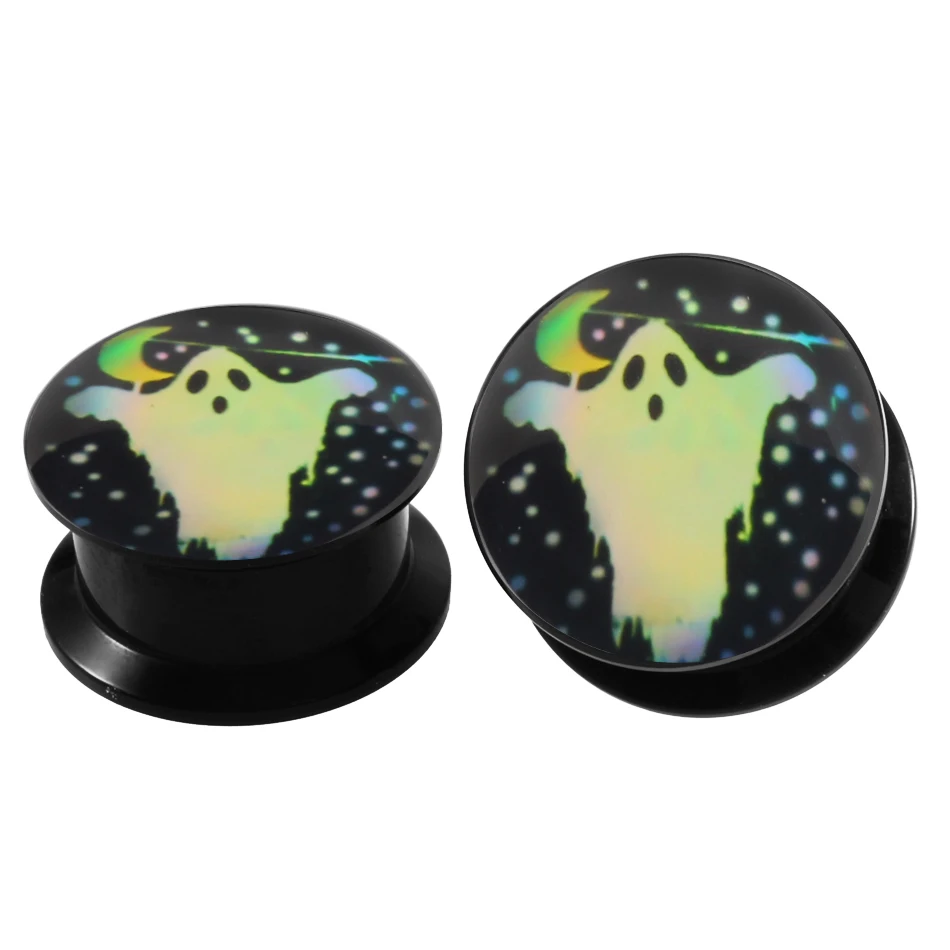 Octopus Ear Plug And Tunnel Gauges Stretcher Expande Saddle Piercing 00g tunnels 2g earrings custom plugs acrylic screw | Украшения и