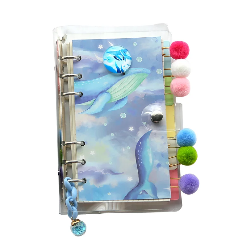Kawaii Binder блокнот милый Единорог Bullet Journal A6 Дневник сетчатая линия планировщик Органайзер спиральная записная книжка школьная инструкция