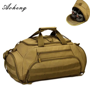 

35L Gym Rugzak Rugzak Tactische Militaire Molle Leger Tassen Waterdichte Sport Camping 14 ''Laptop Camera Mannen Mochila