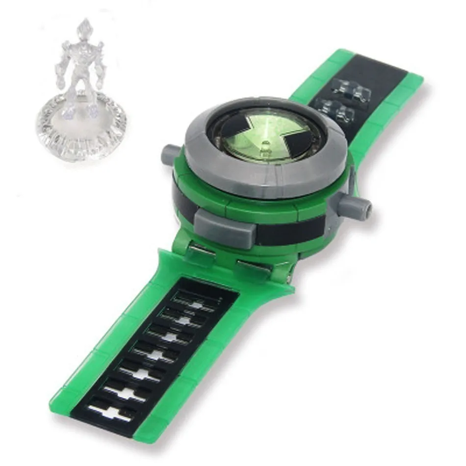 Горячая Распродажа Ben 10 Omnitrix часы стиль дети проецирующие часы Япония Подлинный Бен 10 Часы-игрушка Ben10 проектор средняя поддержка падение