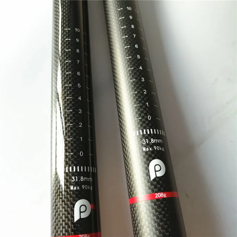 Liteproカーボンシートポストφ31.8 * 580mm DAHON用セット Amazon | LITEPRO 33.9 / 31.8 * 580mmカーボンシートロッド