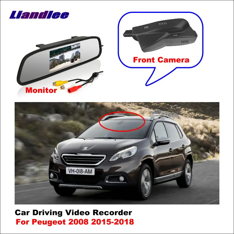 Liandlee Автомобильный видеорегистратор Wifi видеорегистратор для peugeot 2008- приложение ночного видения