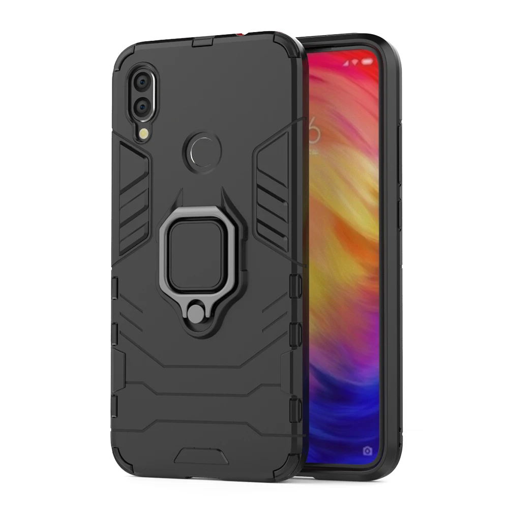 for Redmi Note7 Роскошный магнитный металлический кольцевой чехол для Xiaomi Redmi Note 7 mi 8 Lite, противоударный чехол для Xiaomi mi 8 SE A2 A1, автомобильный держатель, чехол - Цвет: for Redmi Note7
