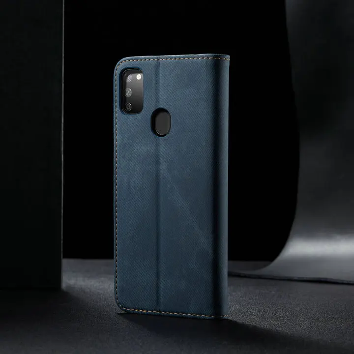 Роскошный Тканевый твердый кожаный чехол для samsung M30s чехол samsung Galaxy M30s M30 S A50 10 кошелек для samsung M 30s откидной Чехол