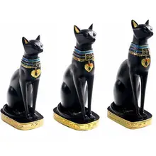 Изделия из смолы, экзотическая таможенная статуэтка, статуэтка египетского кота, богиня Бастет, статуэтка для украшения дома, подарки для дома, Винтажные Украшения