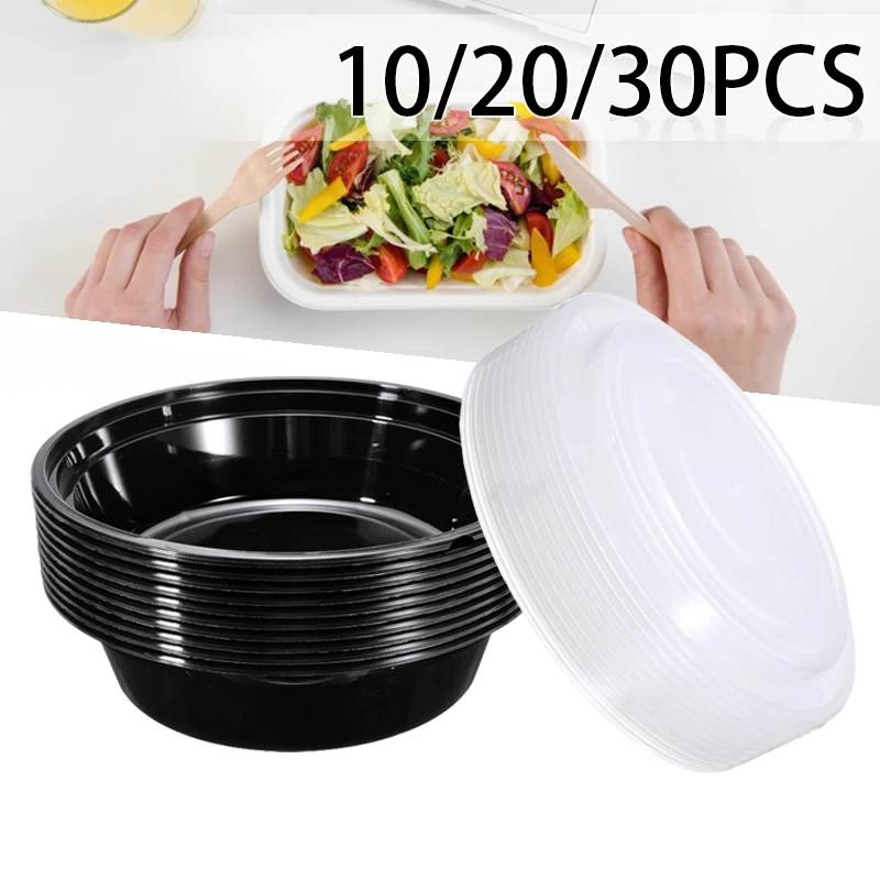 10//20//50 Set Meal Prep Container Plastic Food Storage Bento Lunch Box with