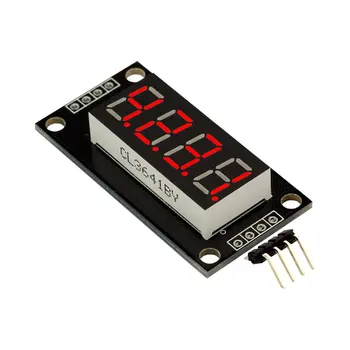 

0.36 inch TM1637 4-digit LED Digital Tube Display Module 7-Segment Digital Tube Serial Driver Board for Arduino DIY Kits