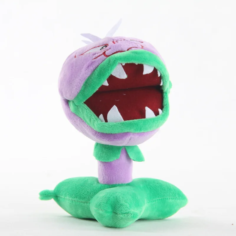 thumbnail image 1 of 39 Styles 1pcs 13-20cm Plants vs Zombies Plush Toys SunFlower Peashooter Chomper Peluche Soft Stuffed Toy Gifts for Children Kid, 1 of 4