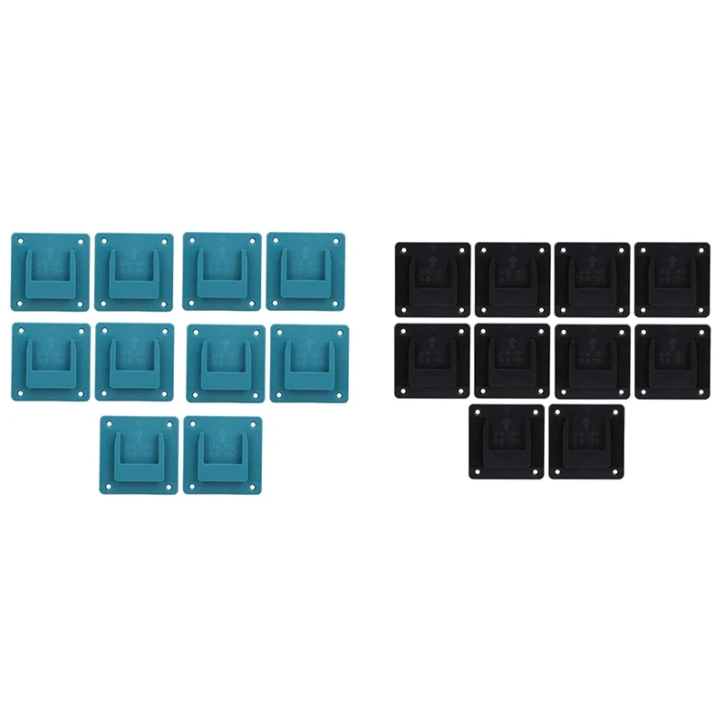 10Pcs Machine Holder Wall Mount Storage Bracket Fixing Devices for Makita 18V Electric Tool Battery Tools | Дом и сад
