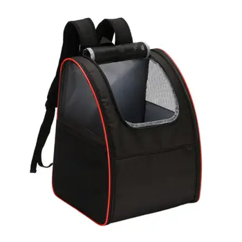 

Dogs Backpack Carrier Ventilated Design Breathable Travel Bag for Hiking Camping H7EA